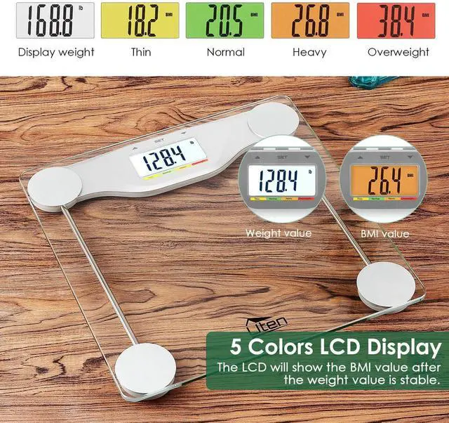 Alt view image 4 of 7 - Smart Scale for Body Weight Digital Bathroom Scale BMI Bluetooth Body Fat Scale