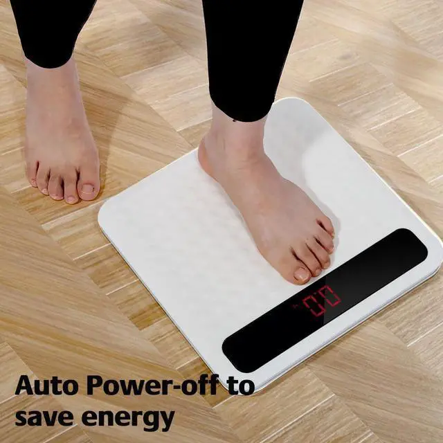 Alt view image 3 of 7 - Digital Scale Smart Scale Bathroom Scale with Backlit LED Display, 400 lb