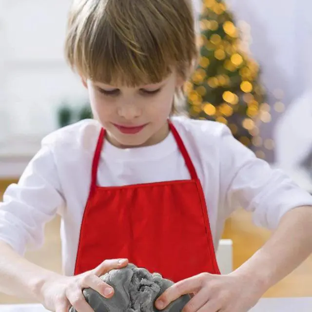 Alt view image 5 of 6 - Christmas Apron Kitchen Bar Aprons Xmas Santa Home Hotel Party For Gift