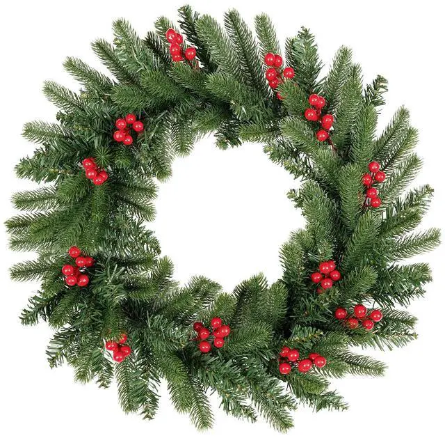 Main image of Christmas Wreath Pinecones Garland Door Ornaments Xmas Home Party Yard Decor