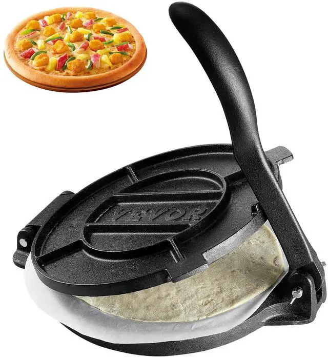 Main image of Uimoso Tortilla Press Maker 10 Inch Cast Iron Heavy Duty Chapati Roti Corn Tacos