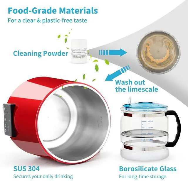 Alt view image 5 of 7 - 4L Water Distiller Distilled Water Machine Air Still w/ Timing Dual Temp