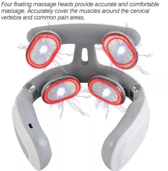 Alt view image 5 of 7 - Neck Massager with Heat Relax Neck Shoulder Pain Heating Massager f/Working Z0P3