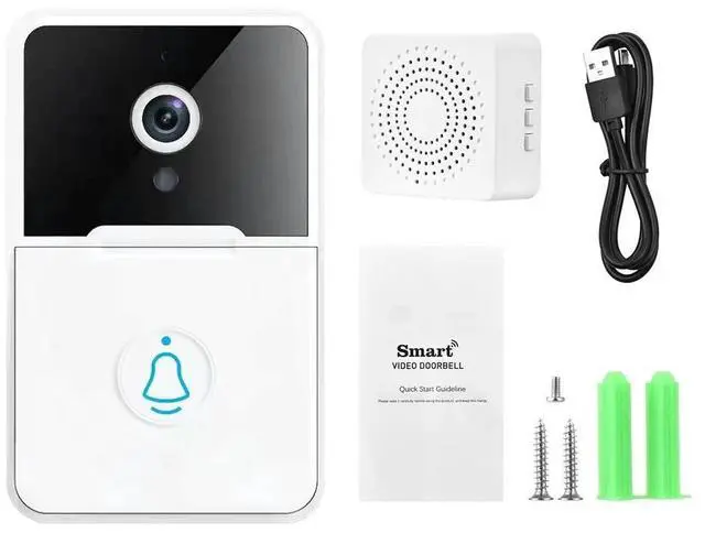 Alt view image 7 of 7 - Smart WiFi Video Doorbell Wireless Door Bell Phone Ring Intercom Security Camera