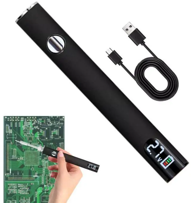 Alt view image 5 of 6 - 650mAh Welding Battery Pen Wireless Electric Soldering Tool USB Rechargeable