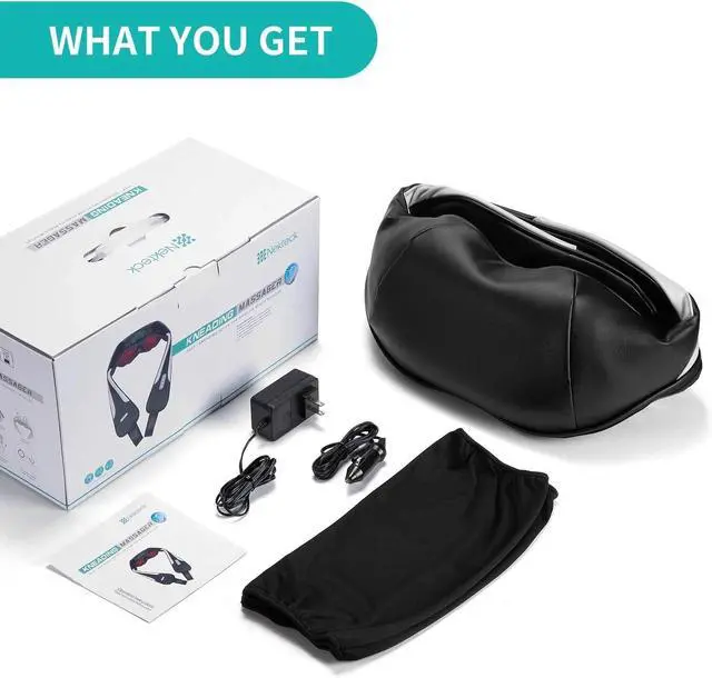 Alt view image 6 of 7 - Nekteck Shiatsu Back Shoulder and Neck Massager with Heat Full Body Massag