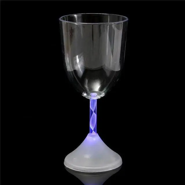 Alt view image 5 of 7 - LED Light Up Flashing Wine Goblet Wine Glasses, Set of 6