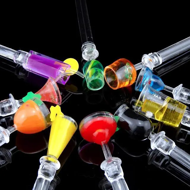 Alt view image 3 of 7 - Cocktail Drink Swizzle Stirrer Sticks with Cup Shape 10 packs