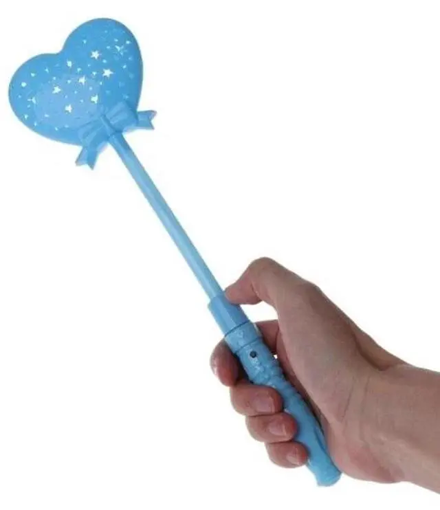 Alt view image 6 of 7 - LED Heart Wands Flashing light up Magic stick Multi Color Flashing 12 pks