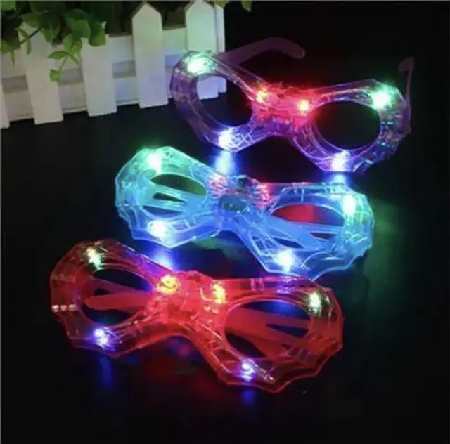 Alt view image 4 of 5 - Spider Shades Eyewear Glowing Neon Light Up Sunglasses for Kids Party Favor x12