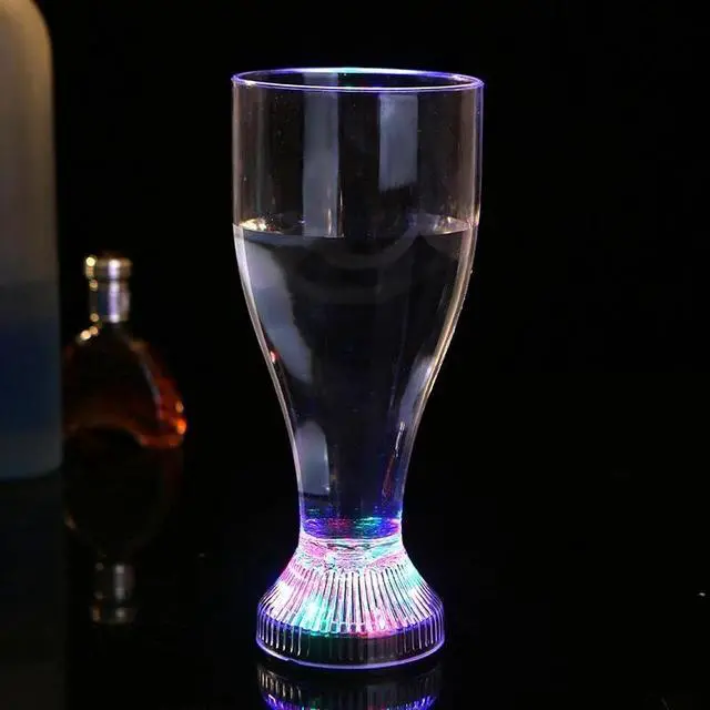 Alt view image 2 of 6 - Led Light-up Pilsner Beer Glass, Glow in the Dark Cups for Party ,Set of 3