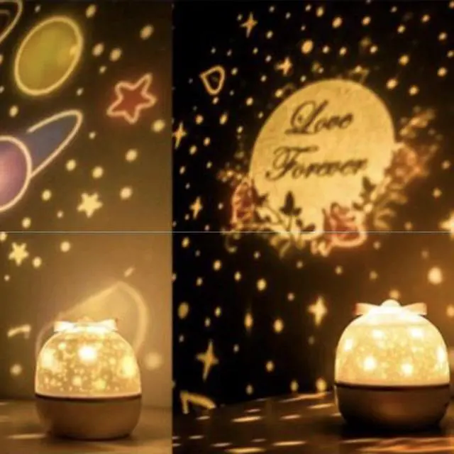Alt view image 3 of 6 - LED LIGHT PROJECTOR KIDS BABY MOOD LAMP NIGHT XMAS GIFT STAR MOON MULTI MODE