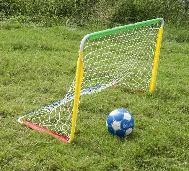 Alt view image 4 of 6 - Kids Soccer Goal for Backyard, 47x30 inch Portable Soccer Net for Child Training