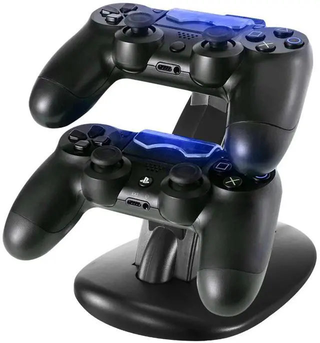 Alt view image 3 of 7 - Dual USB Charger LED Station Dock Fast Charging Stand For Sony PS4 Controller