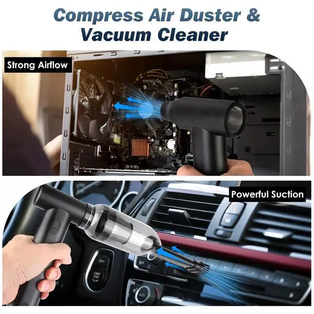 Alt view image 4 of 7 - 250000RPM Air Duster Motor Stepless Variable Speed Portable Air Vacuum Cleaner