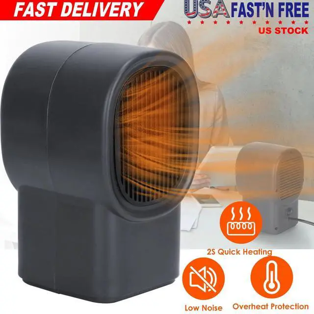 Alt view image 3 of 7 - 500W Electric Space Heater iMounTEK Desktop Small Heater for Home Office