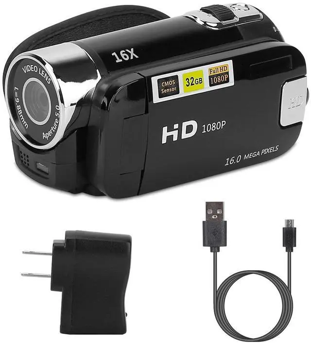 Main image of 1080P HD Kids Camcorder Digital Video Camera 16x Zoom DV YouTube Vlogging Camera(BLACK)
