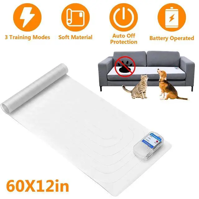 Alt view image 3 of 7 - 60x12inch Electronic Pet Training Dog Cat Barrier Repellent Shock Scat Mat Pad