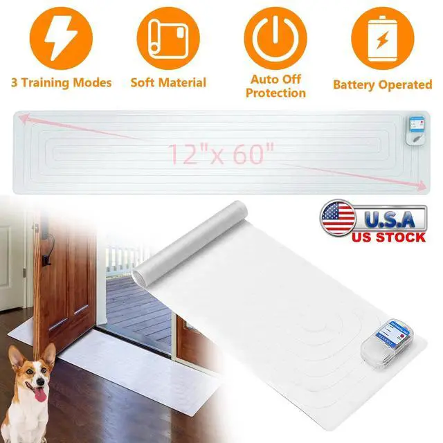 Alt view image 4 of 7 - 60x12inch Electronic Pet Training Dog Cat Barrier Repellent Shock Scat Mat Pad