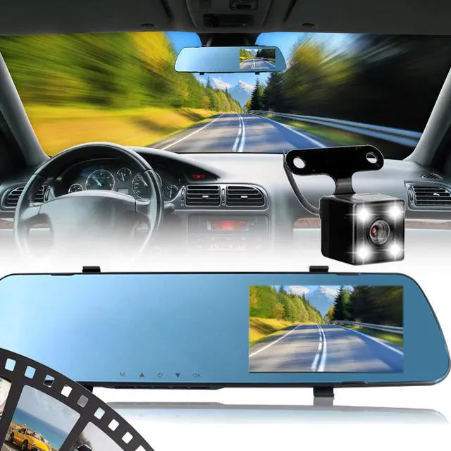 Main image of 1080P Car DVR 4.3in Camera Dash Cam Camcorder Camera Recorder Motion Detection