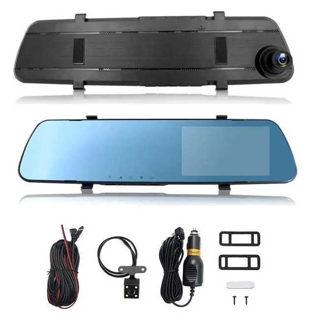 Alt view image 3 of 7 - 1080P Car DVR 4.3in Camera Dash Cam Camcorder Camera Recorder Motion Detection