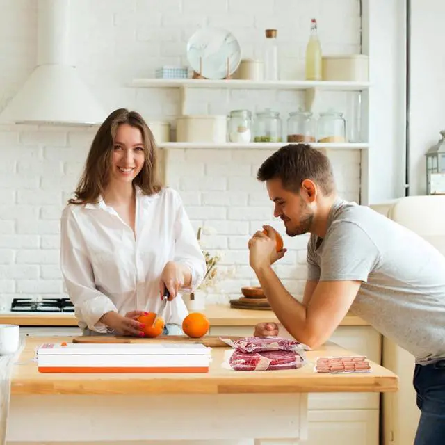 Alt view image 6 of 7 - Vacuum Sealer Machine Food Preservation Storage Saver Automatic w/10 Vacuum Bags