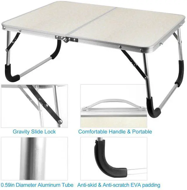 Alt view image 3 of 7 - Portable Laptop Notebook Table Foldable Stand Sofa Bed Lap Tray Computer Desk
