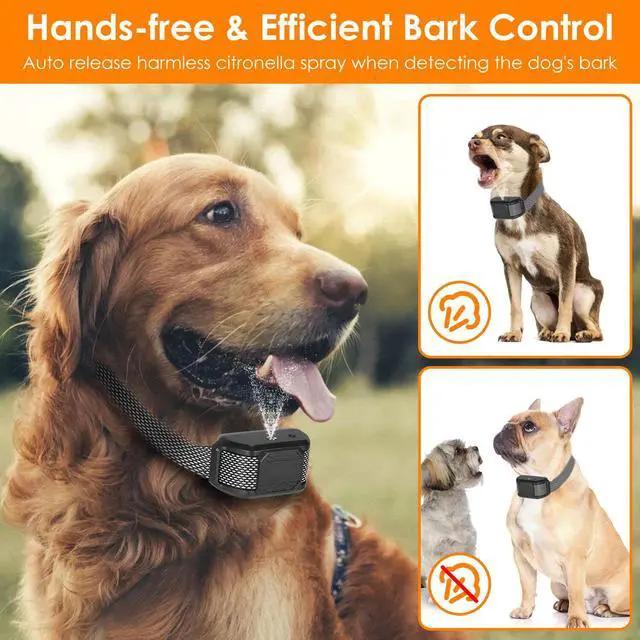 Alt view image 7 of 7 - Citronella Anti-Bark Collar No Barking Safe & Humane Dog Training Collar IP65