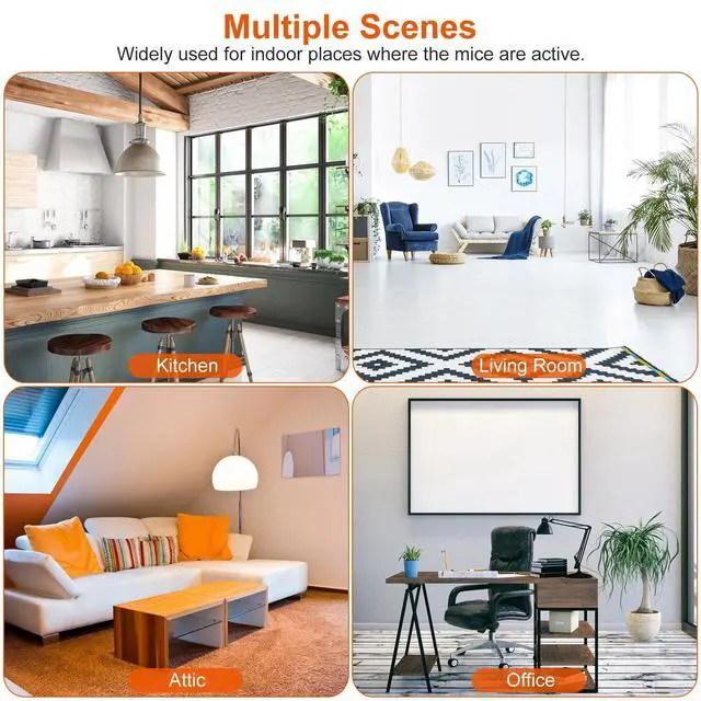 Alt view image 6 of 7 - Reusable Electric Rat Trap 1800V Shock Mice Trap Rodent Zapper Home Pest Control