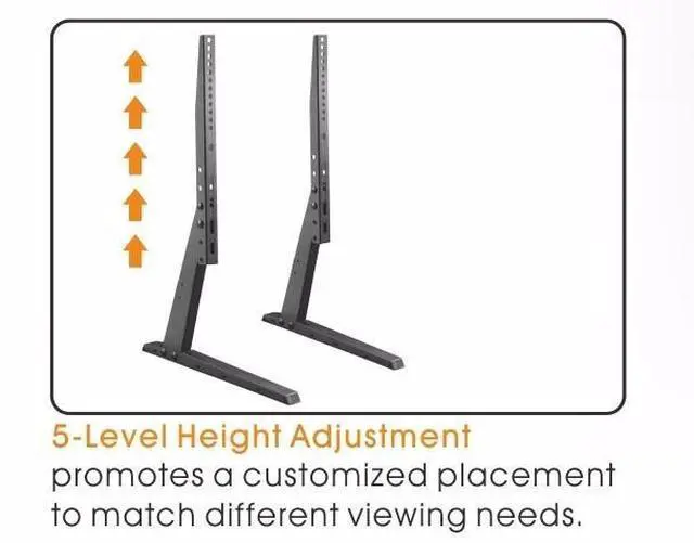 Alt view image 6 of 7 - UNIVERSAL TV STAND BASE TABLETOP VESA PEDESTAL MOUNT FOR LCD LED TV 17-37"
