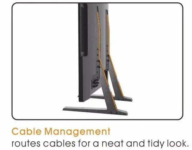 Alt view image 4 of 7 - UNIVERSAL TV STAND BASE TABLETOP VESA PEDESTAL MOUNT FOR LCD LED TV 17-37"