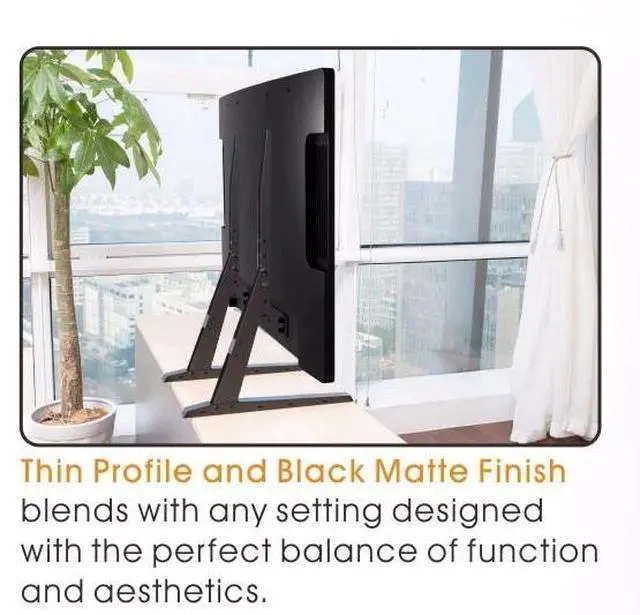 Alt view image 7 of 7 - UNIVERSAL TV STAND BASE TABLETOP VESA PEDESTAL MOUNT FOR LCD LED TV 17-37"