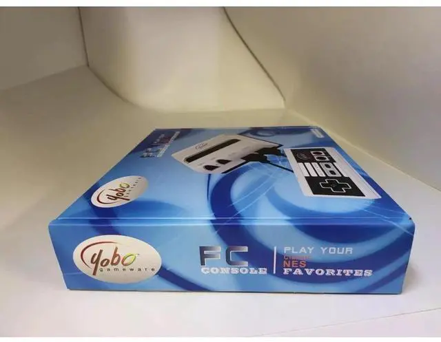 Alt view image 3 of 7 - MINT NEW Black/White Yobo Fc Video Game System to play NES 8 Bit Nintendo Games