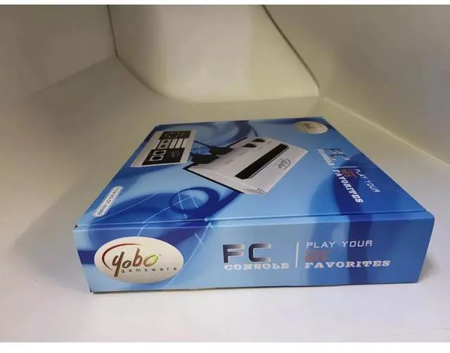 Alt view image 5 of 7 - MINT NEW Black/White Yobo Fc Video Game System to play NES 8 Bit Nintendo Games