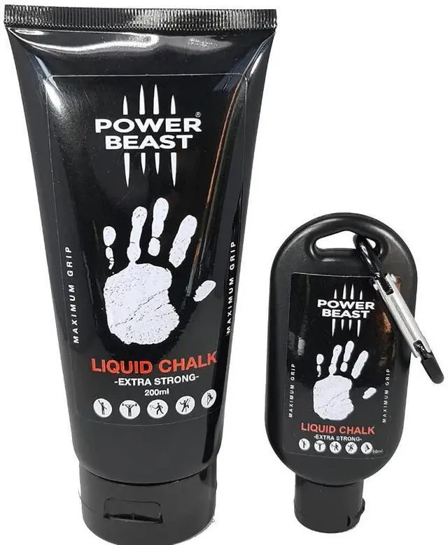 Main image of 2 Bottles Combo of 200 + 50 ML, Liquid Sports Chalk, Free Professional Hand Grip