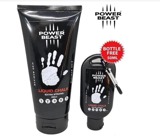 Alt view image 5 of 7 - 2 Bottles Combo of 200 + 50 ML, Liquid Sports Chalk, Free Professional Hand Grip