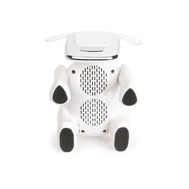 Alt view image 6 of 7 - Wireless Speaker FM Radio Stereo Bass White W/ Phone Holder Puppy Shape