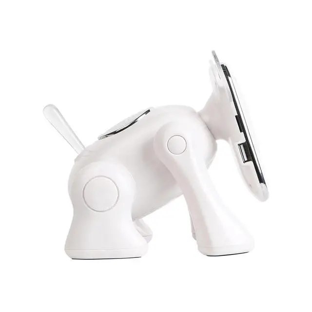 Alt view image 4 of 7 - Wireless Speaker FM Radio Stereo Bass White W/ Phone Holder Puppy Shape