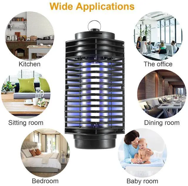 Alt view image 7 of 7 - Electric Mosquito Insect Killer Zapper LED Light Fly Bug Trap Pest Control Lamp