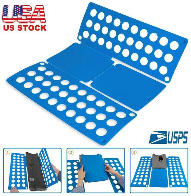 Main image of Clothes Folder Folding Board Laundry Organizer for Adult T Shirt Fast Fold Flip