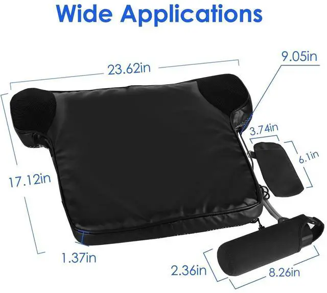 Alt view image 2 of 7 - Summer Car Seat Cushion Water Cooling Mat Car Pad USB Plug Cool Mat Cushion Tool