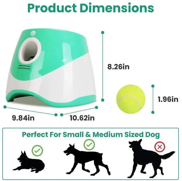 Alt view image 3 of 7 - Automatic Dog Ball Launcher Dog Play Toy Ball Thrower Fetch Machine For All Dogs
