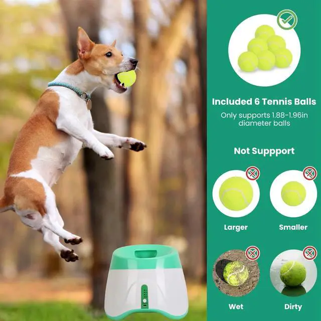 Alt view image 4 of 7 - Automatic Dog Ball Launcher Dog Play Toy Ball Thrower Fetch Machine For All Dogs