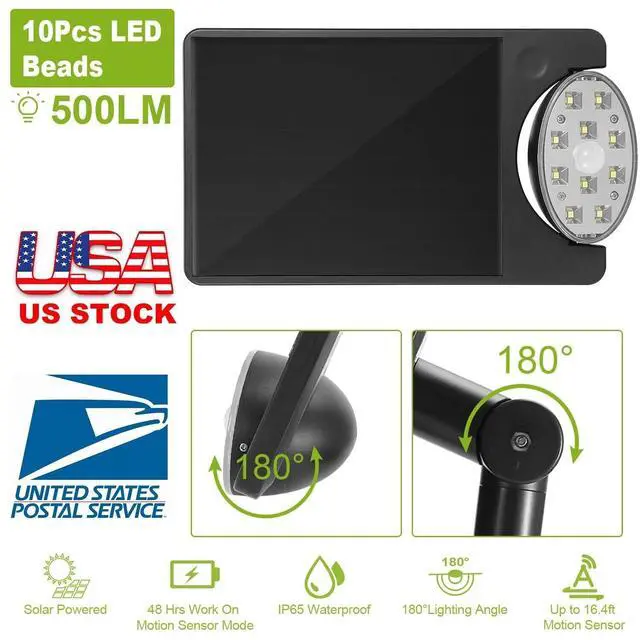 Alt view image 2 of 7 - LED Solar Powered Spotlight Outdoor Yard Lawn Garden Light Lamp Waterproof IP65