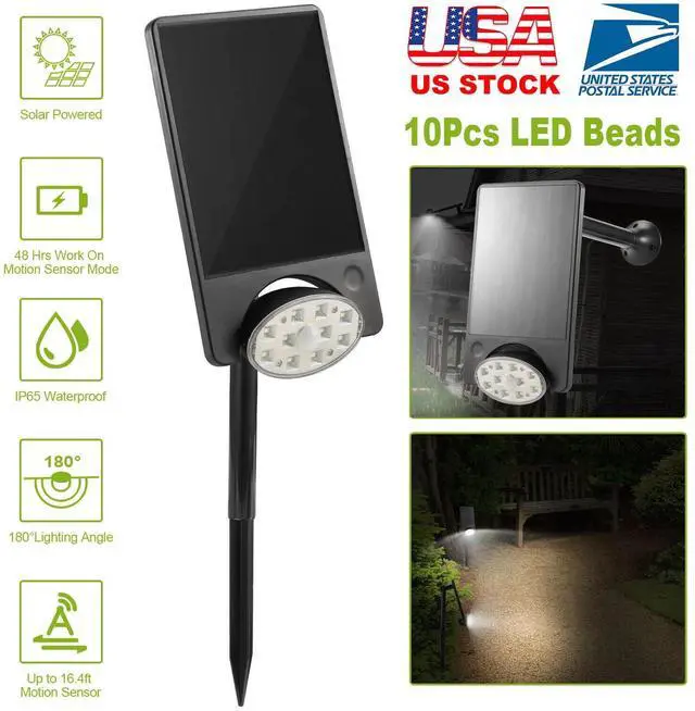 Main image of LED Solar Powered Spotlight Outdoor Yard Lawn Garden Light Lamp Waterproof IP65