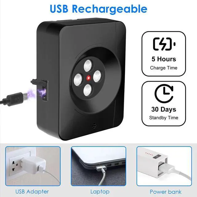 Alt view image 3 of 7 - Ultrasonic Anti-barking Device Outdoor Dog Bark Control Sensing Distance Device