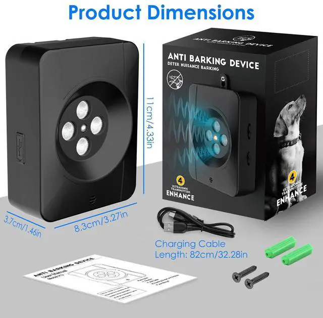 Alt view image 2 of 7 - Ultrasonic Anti-barking Device Outdoor Dog Bark Control Sensing Distance Device