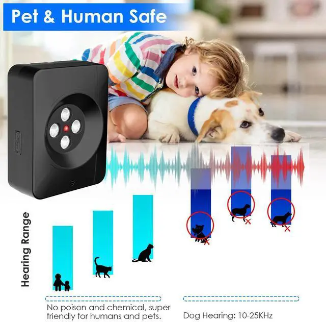 Alt view image 5 of 7 - Ultrasonic Anti-barking Device Outdoor Dog Bark Control Sensing Distance Device