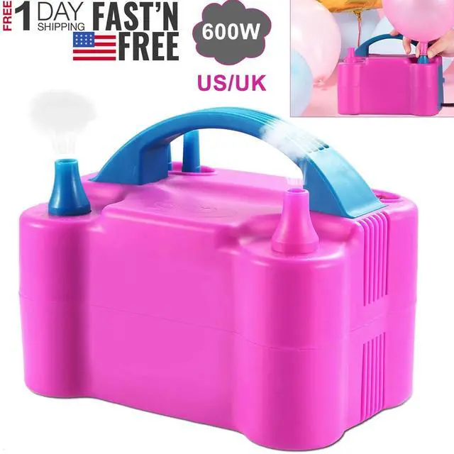 Main image of Electric Balloon Pump 600W Dual Nozzle Air Blower Inflator Party Wedding Decor