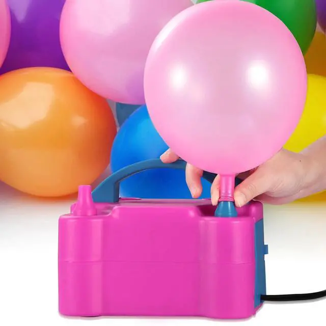 Alt view image 6 of 7 - Electric Balloon Pump 600W Dual Nozzle Air Blower Inflator Party Wedding Decor